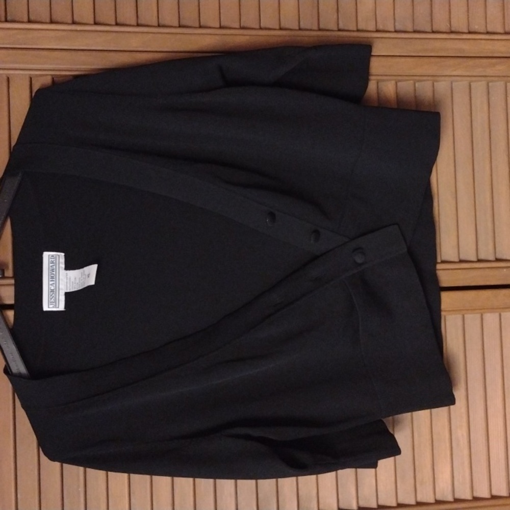Women's Jessica Howard Shrug Sweater XL Black